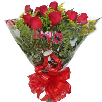 ♥ Super Promoçãoo !! Buquê de 12 Rosas Tradicional
